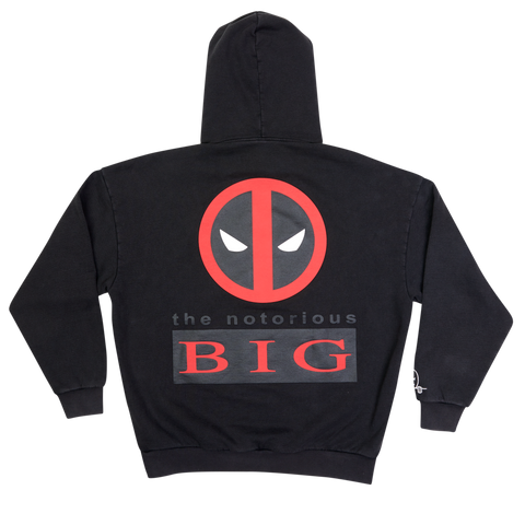 Notorious BIG x Deadpool Black Pullover Hoodie