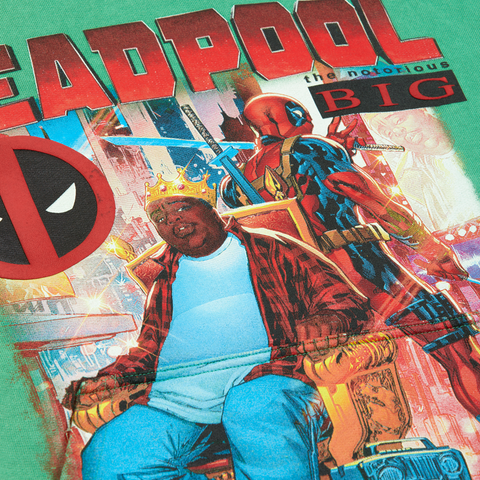 Notorious BIG x Deadpool Green Pullover Hoodie