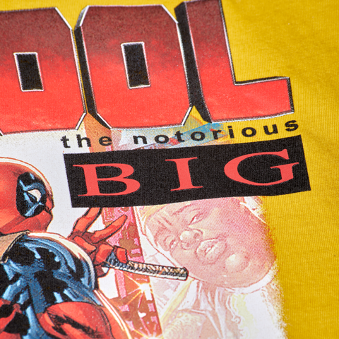 Notorious BIG x Deadpool Yellow Tee