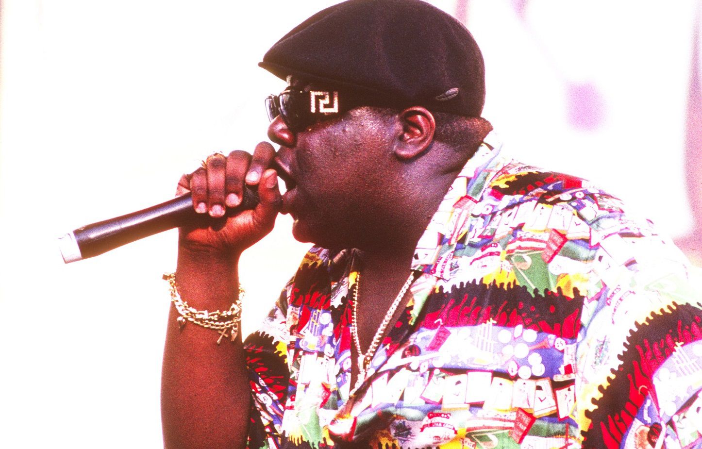 Biggie performing